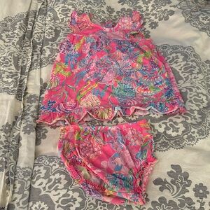 Lilly Pulitzer set, 12-18 months